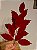 GALHO COM FOLHAS EM VELUDO VERMELHO 87CM - Imagem 2