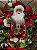 GUIRLANDA DECORADA COM NOEL EM PÉ 65CM - Imagem 3