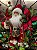 GUIRLANDA DECORADA COM NOEL EM PÉ 65CM - Imagem 6