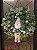 GUIRLANDA DECORADA COM PAPAI NOEL VERDE 75CM - Imagem 1