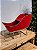 TRENO EM METAL VERMELHO COM DOURADO 80CM - Imagem 3