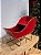 TRENO EM METAL VERMELHO COM DOURADO 80CM - Imagem 2
