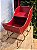 TRENO EM METAL VERMELHO COM DOURADO 80CM - Imagem 8