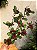GALHO DECORATIVO FOLHAS COM BERRY VERMELHO 80CM - Imagem 3