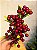 GALHO DECORATIVO FOLHAS COM BERRY VERMELHO 35CM - Imagem 4