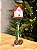 POSTE CASINHA DE PASSAROS NATALINA 18CM - Imagem 1