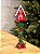 POSTE CASINHA DE PASSAROS VERMELHA NATALINA 18CM - Imagem 1