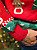 SUETER NATALINO VERMELHO E VERDE BONECO DE NEVE TAMANHO M - Imagem 3