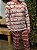 PIJAMA NATALINO VERMELHO E BRANCO RENAS TAMANHO M - Imagem 1