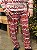 PIJAMA NATALINO VERMELHO E BRANCO RENAS TAMANHO M - Imagem 2