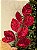 GALHO COM FOLHAS EM VELUDO VERMELHO 75CM - Imagem 5