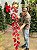 GALHO COM FOLHAS EM VELUDO VERMELHO 160CM - Imagem 1