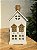 CASA BRANCA LUMINARIA EM MDF COM VIDRO 38CM - Imagem 1