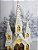 CATEDRAL NATALINA COM GLOBO MUSICAL COM LED SAGRADA FAMÍLIA 41CM - Imagem 5
