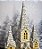 CATEDRAL NATALINA COM GLOBO MUSICAL CORAL COM LED 41CM - Imagem 9