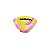 Cuia de Silicone Squadafum - Mix Rosa Branco Amarelo - Imagem 1