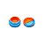 Slick Container Médio Squadafum 10 ml - Mix Laranja Azul - Imagem 2