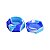 Slick Container Colméia 26 ml - Azul Escuro Branco Azul Claro - Imagem 2
