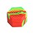 Slick Container Colméia 26 ml - Vermelho Amarelo Verde - Imagem 1