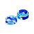 Slick Container com Divisória 10 ml - Azul Claro Branco Azul - Imagem 2