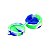 Slick Container com Divisória 10 ml - Azul Branco Verde - Imagem 2