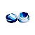 Slick Container Hermético 15 ml - Branco Azul - Imagem 2