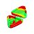 Slick Container Triangular - Vermelho Amarelo Verde - Imagem 2