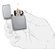 Isqueiro Zippo - Brushed Chrome 1941 Replica - Imagem 3