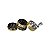 Dichavador de Metal Manivela Hemp Leaf - Dourado - Imagem 2