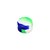 Slick Container 5 ml - Mix Azul Branco Verde - Imagem 1