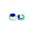 Slick Container 5 ml - Mix Azul Branco Verde - Imagem 2