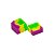 Slick Container Lego 8 ml - Mix Rosa Amarelo Verde - Imagem 2