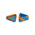 Slick Container Triangular OG Squadafum - Mix Laranja Azul - Imagem 2