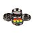 Dichavador de Metal Tambor Caveira - Chumbo - Imagem 2
