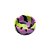 Cinzeiro Redondo Squadafum - Mix Rosa Verde Preto - Imagem 1