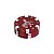 Dichavador de Metal Poker I - Vermelho - Imagem 1