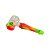 Pipe de Vidro e Silicone Na Boa - Mix Vermelho Amarelo Verde - Imagem 1