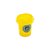 Dichavador de Plástico POT Grinder D&K Copo Coffee - Amarelo - Imagem 1