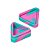 Slick Container Triangular OG Squadafum - Mix Rosa Verde - Imagem 2