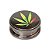 Dichavador de Plástico D&K Metalizado (Prata) - Hemp I - Imagem 1