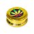 Dichavador de Plástico D&K Metalizado (Dourado) - Hemp II - Imagem 1