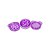 Dichavador de Plástico Ivexx Pequeno (Urso) - Roxo - Imagem 2