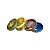 Dichavador de Metal D&K Full Leaf - Mix Amarelo Vermelho Verde II - Imagem 2