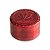 Dichavador de Metal D&K Hemp Leaf - Vermelho - Imagem 1