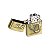 Isqueiro de Fluido Tigre II - Dourado Envelhecido - Imagem 2