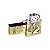 Isqueiro de Fluido Woman IV  - Dourado Envelhecido - Imagem 2