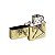 Isqueiro de Fluido Esqueleto IV - Dourado Envelhecido - Imagem 2