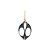 Tesoura Abduzido Royal - Mix Preto Dourado - Imagem 1