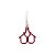 Tesoura Abduzido Kush (Sem Ponta) - Vermelho - Imagem 1