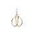 Tesoura Abduzido Haze - Dourado - Imagem 1